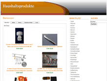 Tablet Screenshot of haushaltsprodukte.com